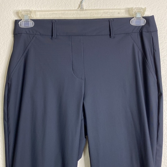 Spanx pocketed stretchy slacks trousers women’s medium black EUC - Picture 3 of 6